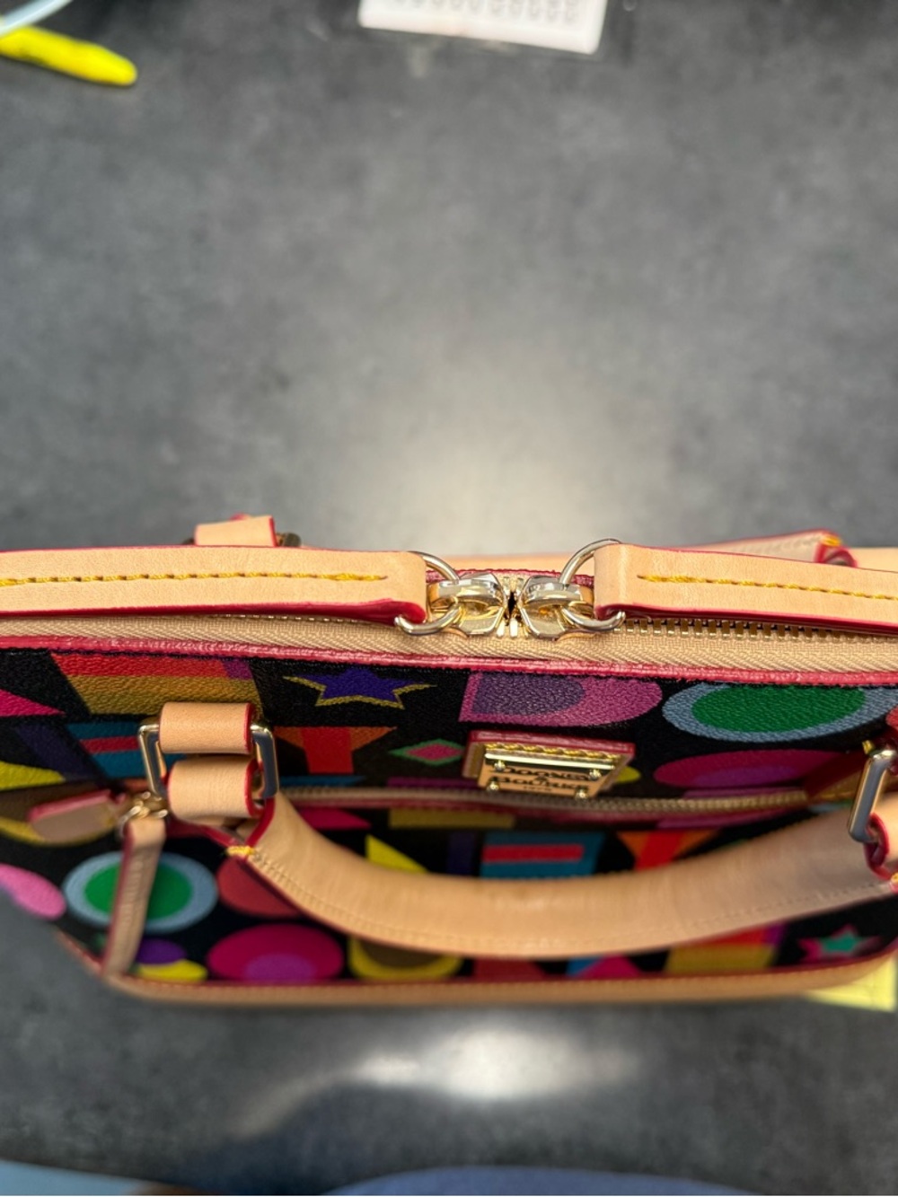 Dooney and Bourke Art Deco Zip Zip Satchel - Picture 8 of 14